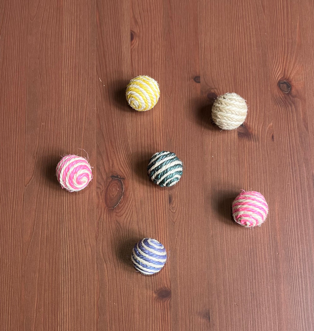 Lot 4 Boules en Sisal