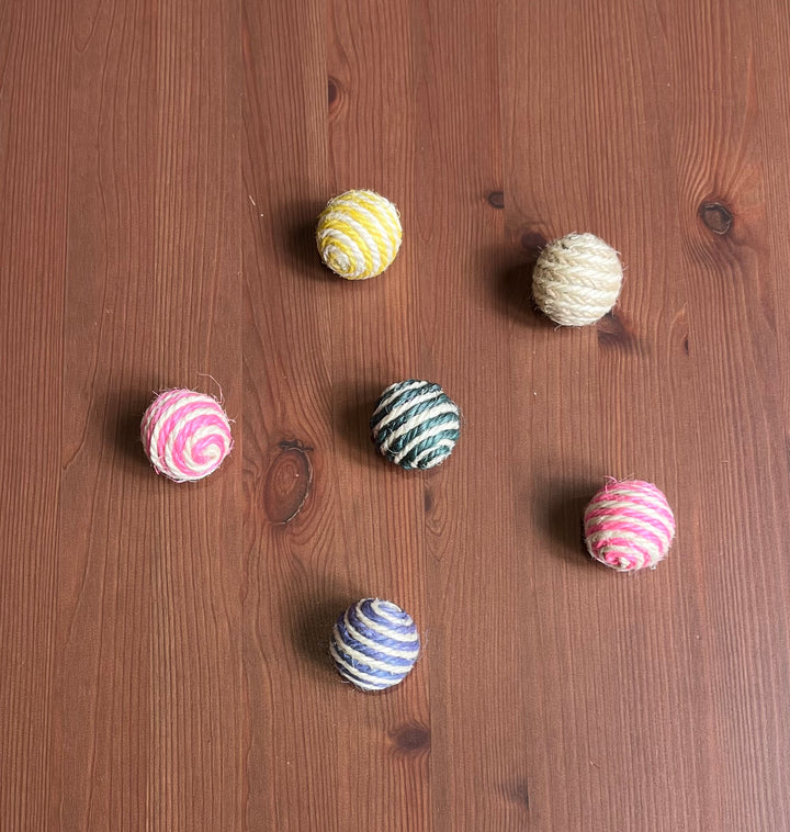 Lot 4 Boules en Sisal
